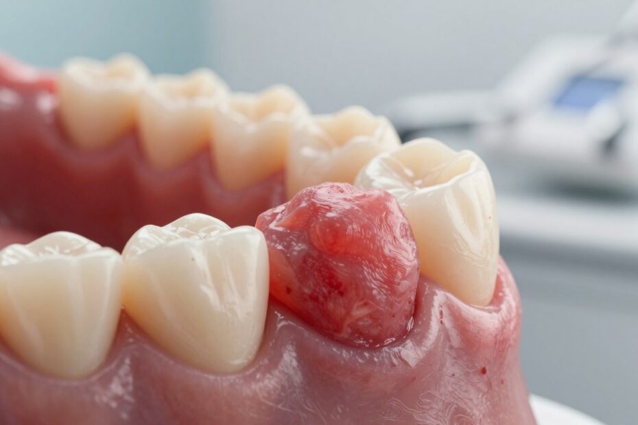 Boląca kulka na dziąśle