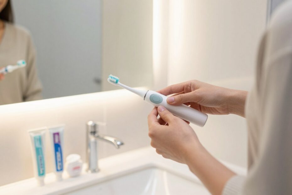 Jak myć zęby szczoteczką soniczną