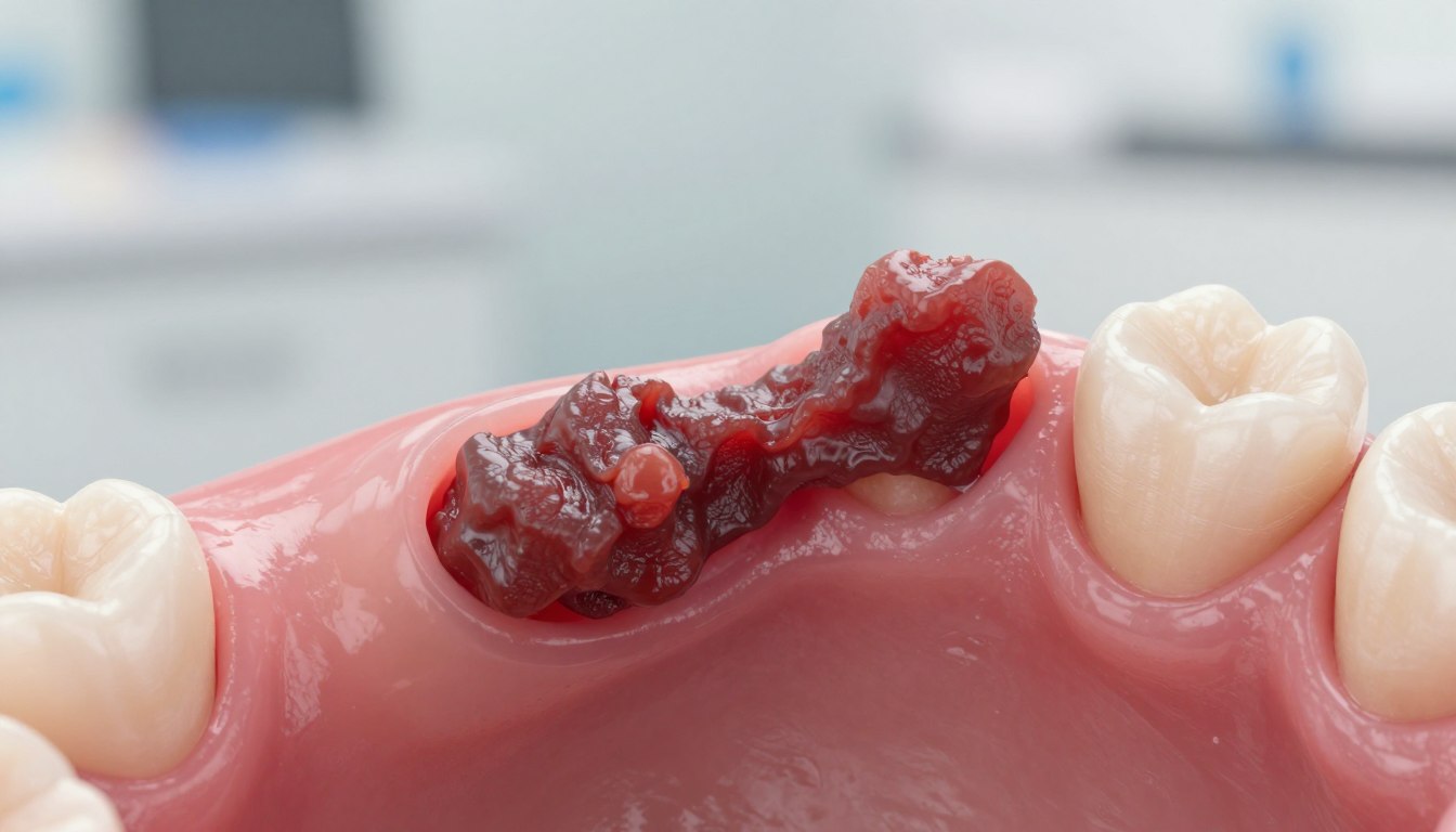 Jak wygląda skrzep po wyrwaniu zęba