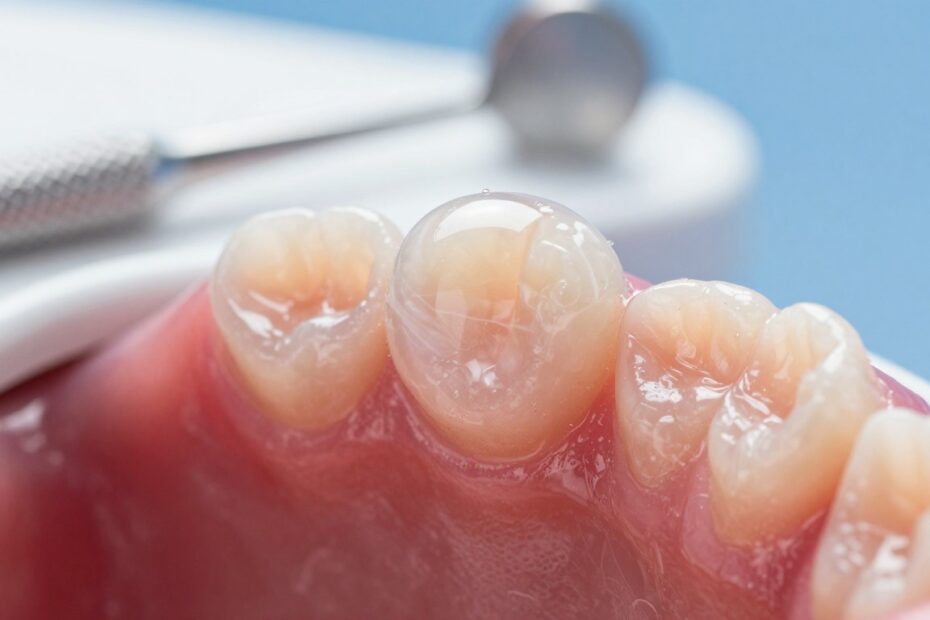 Miękki bąbel na dziąśle