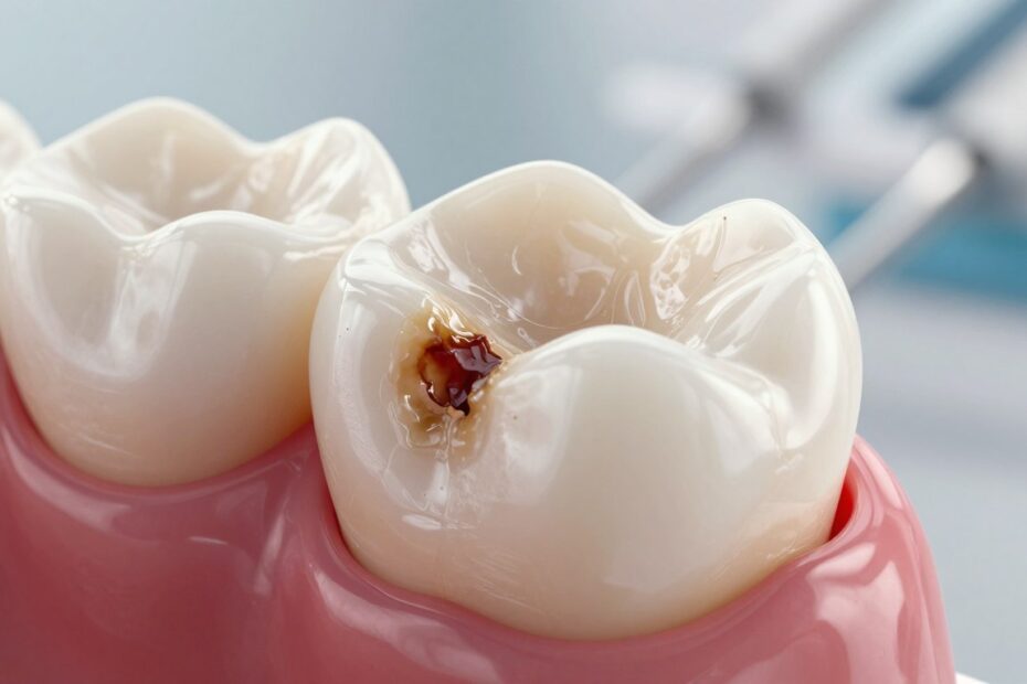 Próchnica przy dziąśle