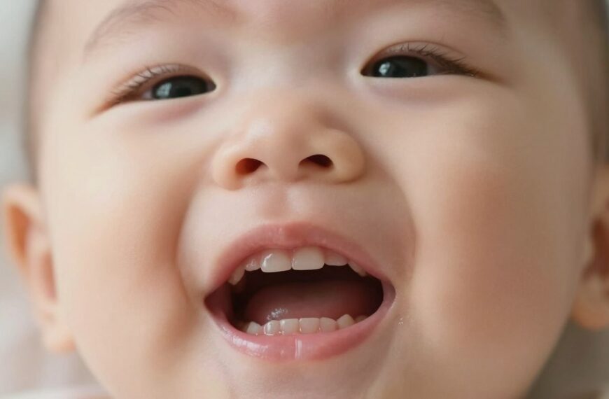 Prześwitujące ząbki przez dziąsła