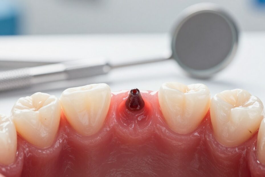 Przetoka na dziąśle