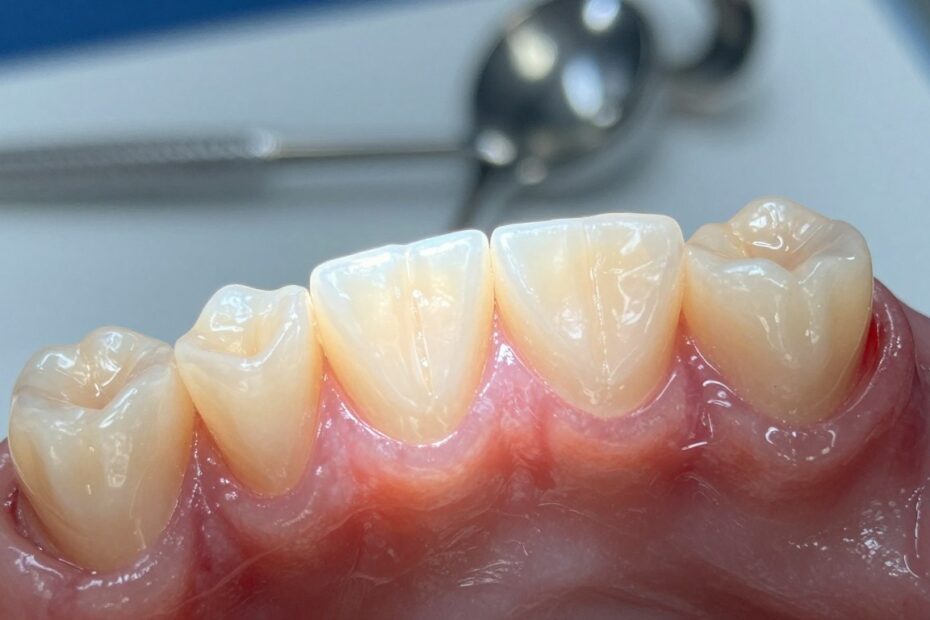 Białe dziąsła po wyrwaniu zęba