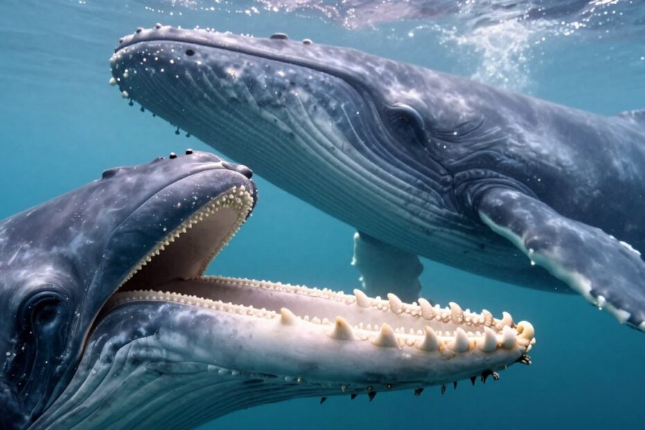 Czy wieloryb ma zęby