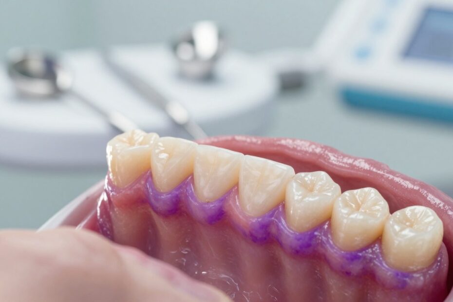 Fioletowe dziąsła u dorosłych