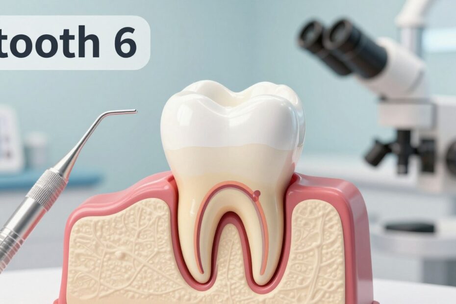 Ile kanałów ma ząb 6