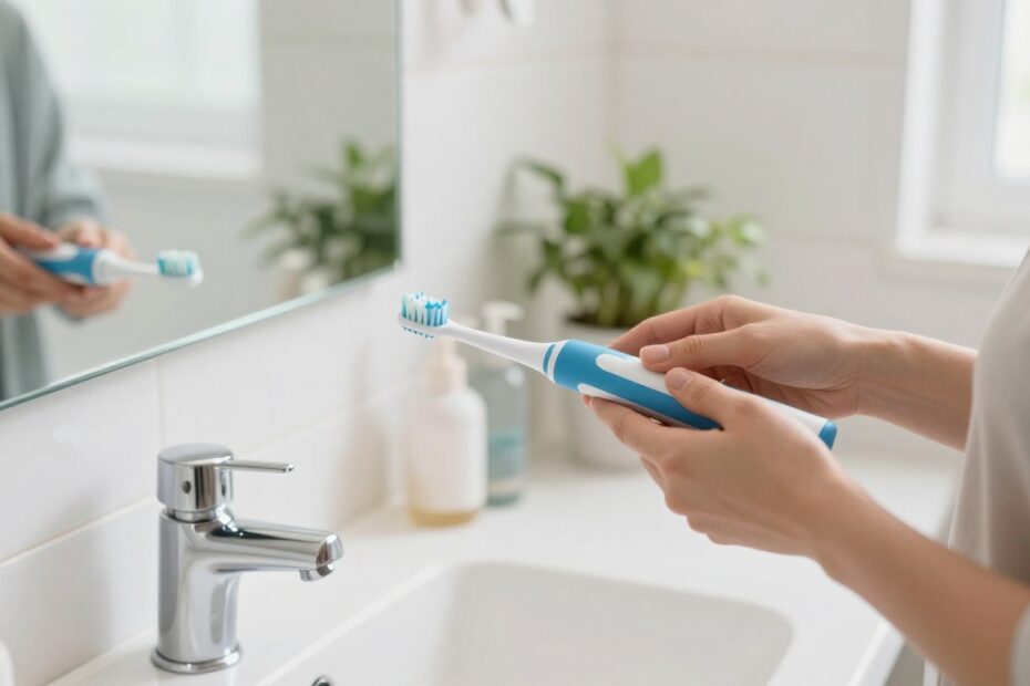 Jak myć zęby szczoteczką elektryczną