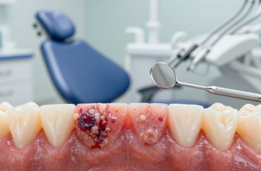 Rak płaskonabłonkowy dziąsła – objawy, rozpoznanie i znaczenie szybkiej konsultacji