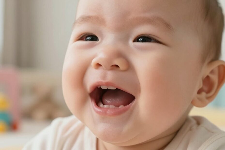 Rozpulchnione dziąsła u niemowlaka