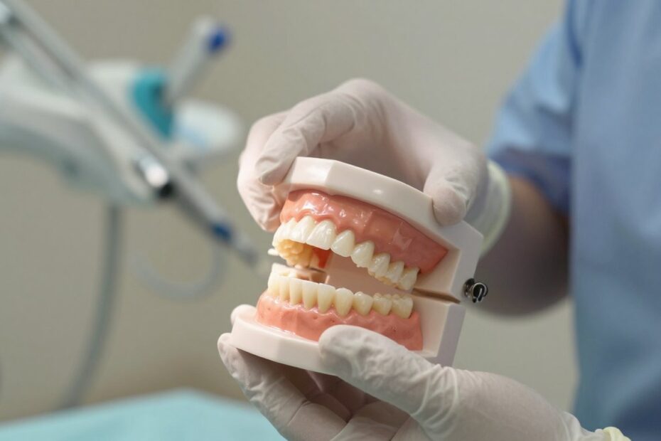 Stan zapalny dziąseł pod protezą