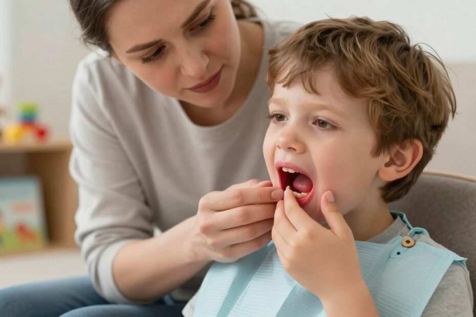 Stan zapalny dziąsła u dziecka