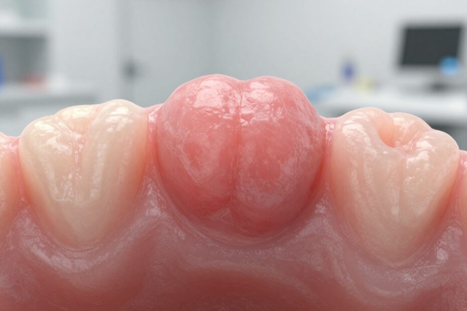 Włókniak na dziąśle