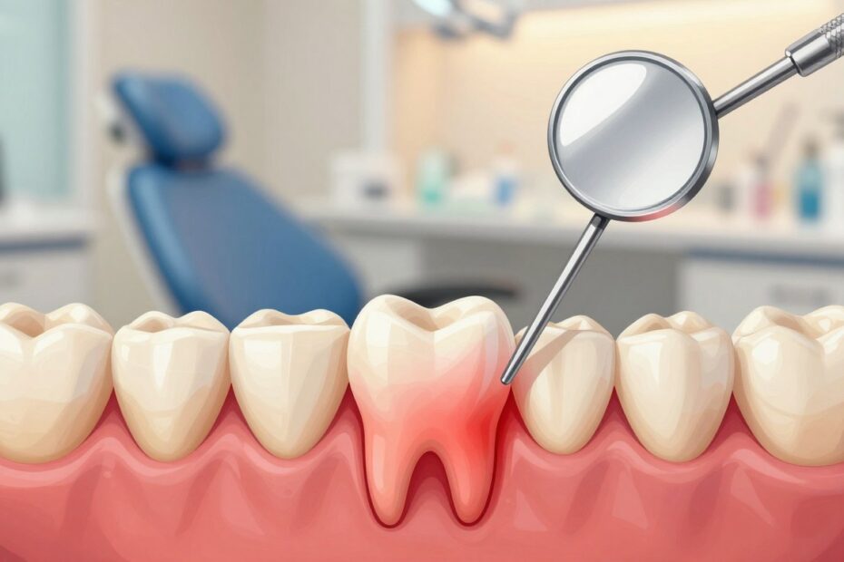 Zapalenie dziąsła przy ósemce